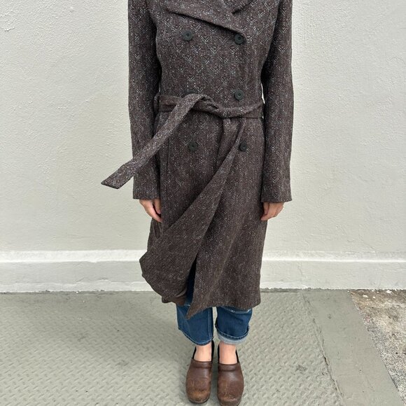 Maurice Tarica wool trench coat - Picture 3 of 8